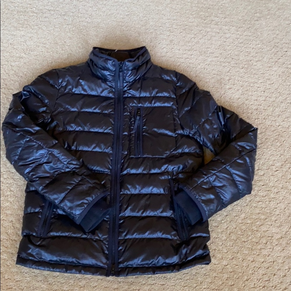 New J Crew Black Down Jacket XS Ret $200